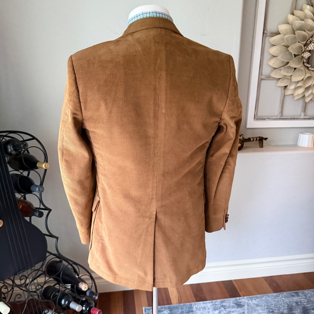 Haggar‎ Jacket Men's Vintage Corduroy Blazer in Dark Tan Size 40R - Picture 3 of 13